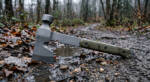 Storm Breacher D2 Steel Tactical Breaching Tomahawk Axe | Stonewashed Tumbled Finish | Full Tang with Pry Notch & Hammer Poll | OD Green G10 Handle Scales | 19 Inch | Leather Sheath | Survival Rescue & Bushcraft Gift for Him | BMK-1125