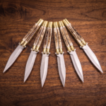 Set of 6 matching knives: D2 Tool Steel Filipino Balisongs Butterfly Stainless Steel
