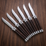 Set of 6 matching knives: D2 Tool Steel Filipino Balisongs Butterfly Stainless Steel