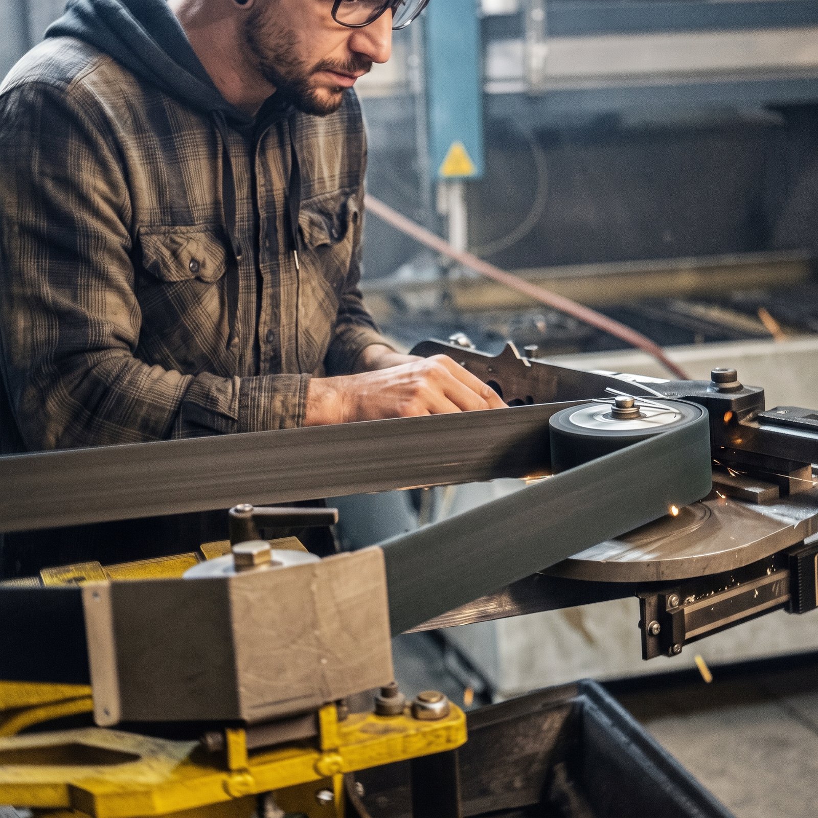 Cole Ransom at the Black Mamba Knives workshop in Memphis, photo 5